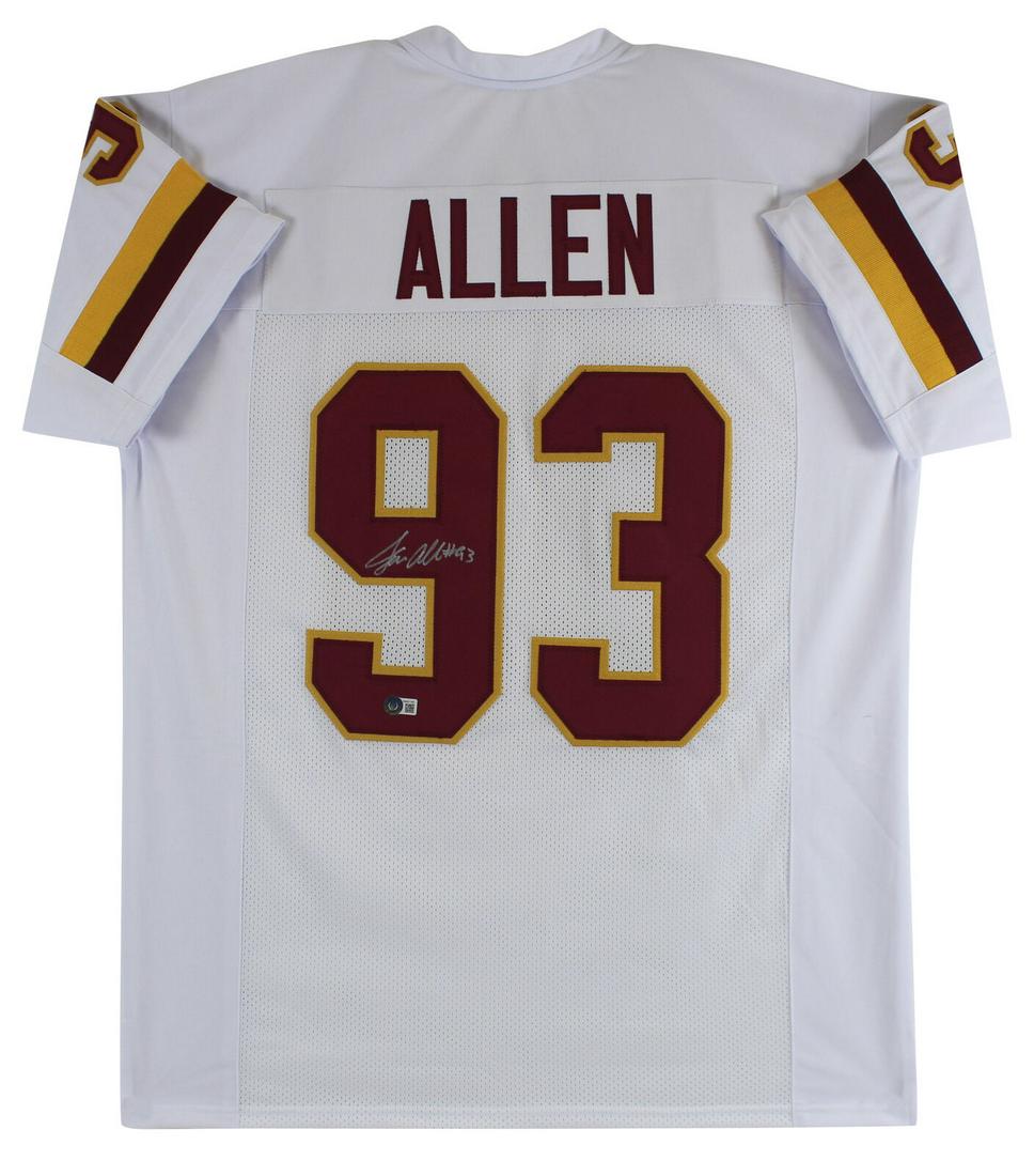 Jonathan Allen Signed White Pro Style Jersey Autographed BAS Witnessed: Jonathan Allen Signed White Pro Style Jersey Autographed BAS Witnessed Sport: Football-NFL Product: Jersey Original/Reprint: Original Player: Jonathan Allen Team: Washington Commanders Autograph Authe