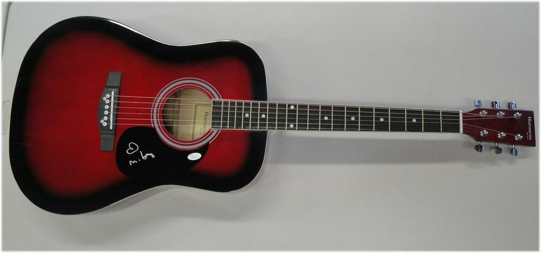 Moby Hand Signed Autographed Full Size Acoustic Guitar JSA: Moby Hand Signed Autographed Full Size Acoustic Guitar JSA Industry: Music Object Type: Guitar & Guitar Pick Original/Reproduction: Original Autograph Authentication: James Spence (JSA) Player: Moby P