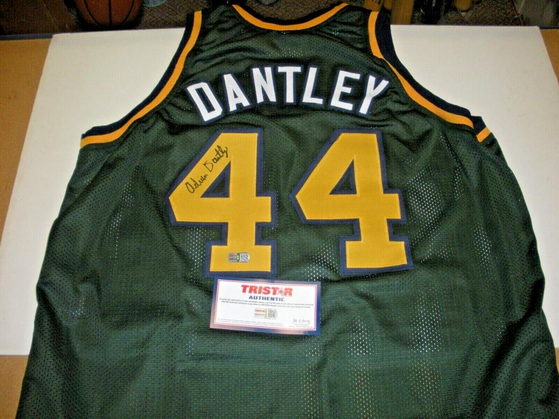 ADRIAN DANTLEY NOTRE DAME FIGHTING IRISH PISTONS TRISTAR/COA SIGNED JERSEY: ADRIAN DANTLEY NOTRE DAME FIGHTING IRISH PISTONS TRISTAR/COA SIGNED JERSEY Product: Jersey Sport: Basketball-NBA Original/Reprint: Original Pre-Owned PLEASE NOTE: Framed Large or heavy Items do not ha