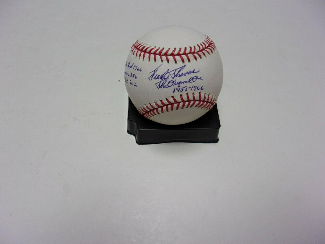 FRANK THOMAS PITTSBURGH PIRATES THE ORIGINAL JSA/COA SIGNED MLB BASEBALL: FRANK THOMAS PITTSBURGH PIRATES THE ORIGINAL JSA/COA SIGNED MLB BASEBALL Product: Ball Sport: Baseball-MLB Original/Reprint: Original Pre-Owned PLEASE NOTE: Framed Large or heavy Items do not have shi