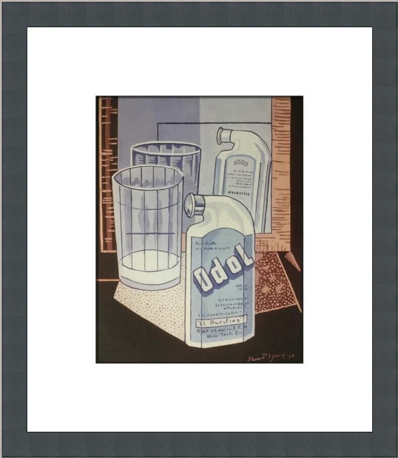 Stuart Davis Odol Custom Framed Print: Stuart Davis Odol Custom Framed Print Unit Of Sale: Single Piece Artist: Stuart Davis Size: Medium Custom Bundle: No Item Length: 12 in Region Of Origin: United States Framing: Matted & Framed Persona