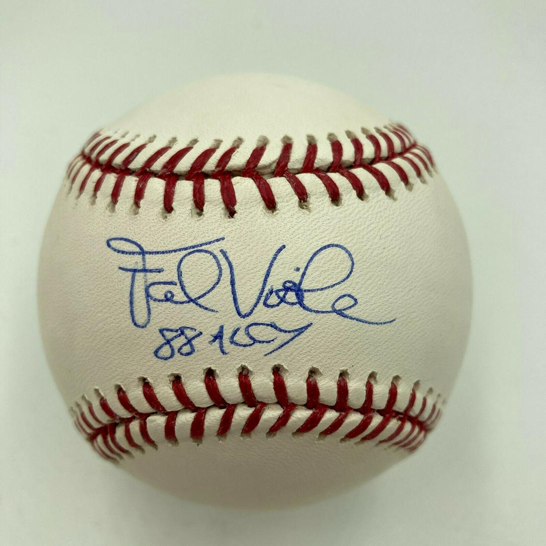 Frank Viola 1988 Cy Young Signed Autographed Baseball With JSA COA: Frank Viola 1988 Cy Young Signed Autographed Baseball With JSA COA Product: Ball Sport: Baseball-MLB Autograph Authentication: James Spence Authentication (JSA) Original/Reprint: Original Pre-Owned PL