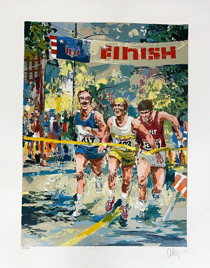 Wayland Moore Marathon Pencil Signed and Numbered L/ED Serigraph