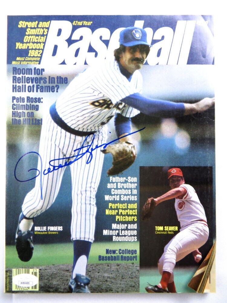 Rollie fingers store brewers jersey