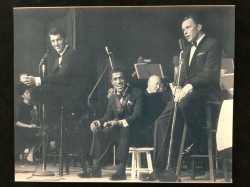 The Rat Pack Frank Sinatra Dean Martin Sammy Davis Jr 8x10 Black & White Photo: The Rat Pack Frank Sinatra Dean Martin Sammy Davis Jr 8x10 Black & White Photo Original/Reproduction: Reproduction Industry: Music Image Size 8x10 Black and White Photo Great for Autograph Signings PL