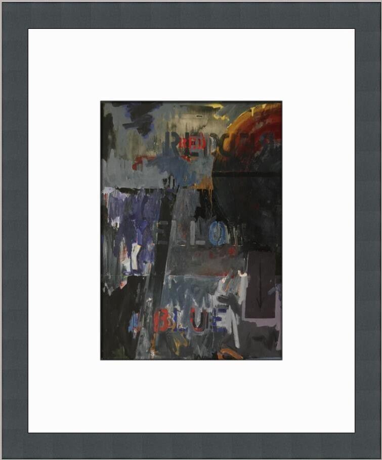 Jasper Johns Land's End Custom Framed Print: Jasper Johns Land's End Custom Framed Print Artist: Jasper Johns Unit Of Sale: Single-Piece Work Size: Small (up to 12in.) Custom Bundle: No Date Of Creation: 1980-1990 Item Length: 11 in Region Of Or