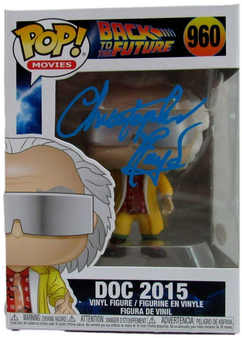 Christopher Lloyd Back to the Future Signed Funko Pop! DOC 2015 #960 JSA 160065: Christopher Lloyd Back to the Future Signed Funko Pop! DOC 2015 #960 JSA 160065 Industry: Movies Original/Reproduction: Original Autograph Authentication: JSA Pre-Owned PLEASE NOTE: Framed Large or he