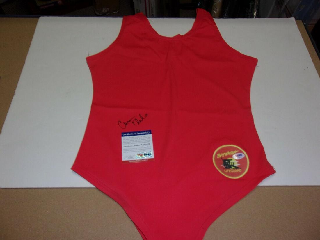 CARMEN ELECTRA SEXY BAYWATCH LIFE GUARD LAST ONE PSA/DNA/COA SIGNED BATHING SUIT: CARMEN ELECTRA SEXY BAYWATCH LIFE GUARD LAST ONE PSA/DNA/COA SIGNED BATHING SUIT Original/Reproduction: Original Object Type: BATHING SUIT Industry: Television Pre-Owned PLEASE NOTE: Framed Large or h