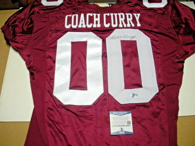 Bill Curry Alabama Crimson Tide Beckett/coa Signed Official Licensed