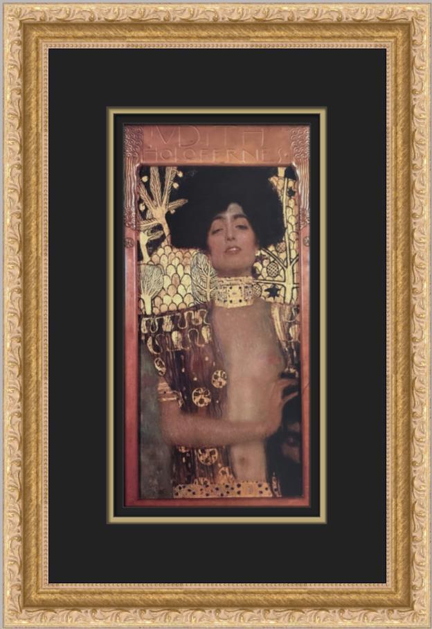 Gustav Klimt Judith Custom Framed Print: Gustav Klimt Judith Custom Framed Print Artist: Gustav Klimt Unit Of Sale: Single-Piece Work Size: Medium (up to 36in.) Custom Bundle: No Item Length: 11 in Region Of Origin: United States Framing: Ma