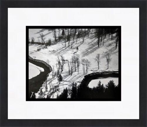 Ansel Adams - Merced River and Snow Custom Gallery Framed: Ansel Adams - Merced River and Snow Custom Gallery Framed Features: Framed Matted Region Of Origin: United States Item Width: 16 in Title: Merced River and Snow Production Technique: Lithography Item 