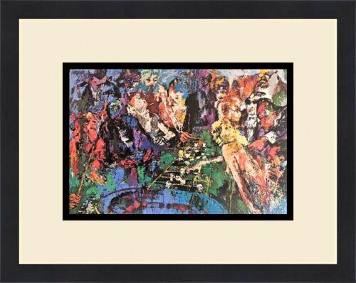 Leroy Neiman - " Casino " Custom Framed: Leroy Neiman - " Casino " Custom Framed Features: Framed Matted Region Of Origin: United States Item Width: 16 in Title: Casino Production Technique: Lithography Item Length: 16 in Item Height: 14 in 