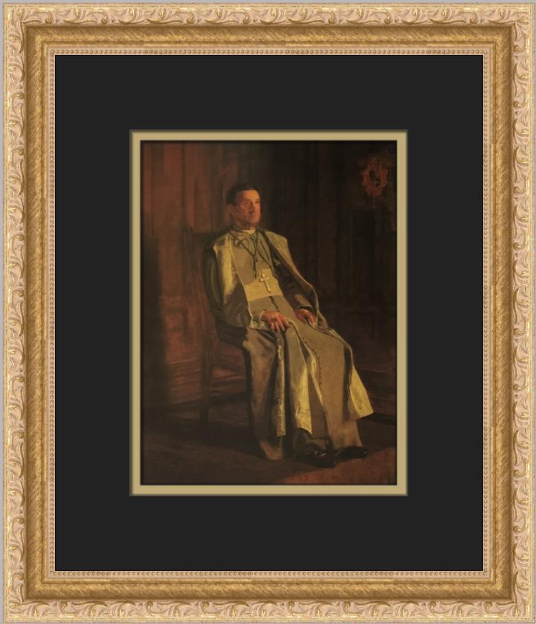 Thomas Eakins Archbishop Diomede Falconio Custom Framed Print: Thomas Eakins Archbishop Diomede Falconio Custom Framed Print Size: Medium Region Of Origin: United States Artist: Thomas Eakins Production Technique: Offset Lithograph Framing: Matted & Framed Style: