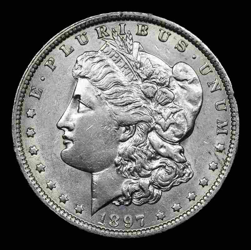 1897-o Morgan Dollar $1 Graded Select Unc By USCG: 1897-o Morgan Dollar $1 Graded Select Unc By USCG MYNT Auctions does not necessarily agree with the USCG grade on this example. Please inspect images and conduct your own research before bidding. The