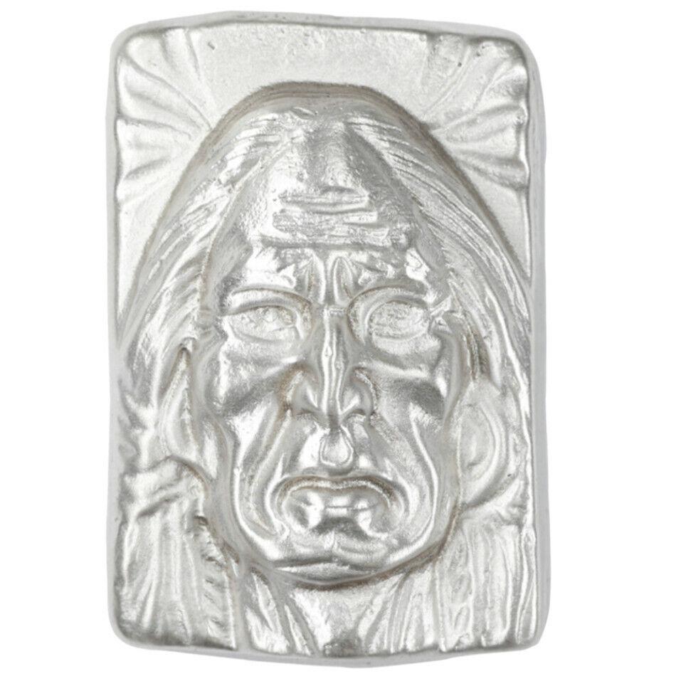 3 TROY OUNCE .999 FINE SILVER HAND POURED BISON BULLION PREMIUM BAR WISE INDIAN: 3 TROY OUNCE .999 FINE SILVER HAND POURED BISON BULLION PREMIUM BAR WISE INDIAN Modified Item: No Fineness: 0.999 Brand/Mint: Bison Bullion Shape: ART POUR Total Precious Metal Content: 3 toz Pre-Owne