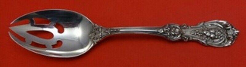 Francis I by Reed and Barton Old Sterling Silver Serving Spoon Pierced Open End (1 of 2)