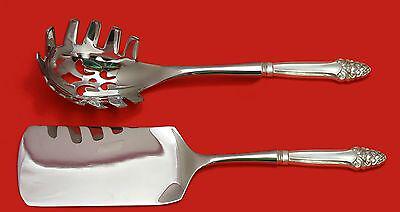 Sovereign Old by Gorham Sterling Italian Pasta Server Set 2pc HHWS Custom: Sovereign Old by Gorham Sterling Italian Pasta Server Set 2pc HHWS Custom Sovereign old by gorham sterling silver custom made hollow handle with stainless implements two piece italian server serving s