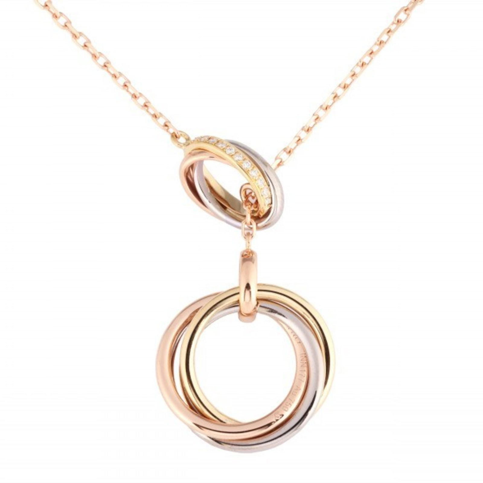 Cartier Necklace/pendant K18yg Yellow Gold K18pg Pink K18wg White