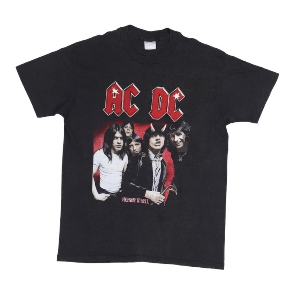 1980s ACDC Highway To Hell Shirt: 1980s ACDC Highway To Hell Shirt Original 1980s ACDC Highway To Hell Shirt. This is a true vintage shirt not a modern reproduction. Sizes vary so please use measurements for best idea on fit. Front an