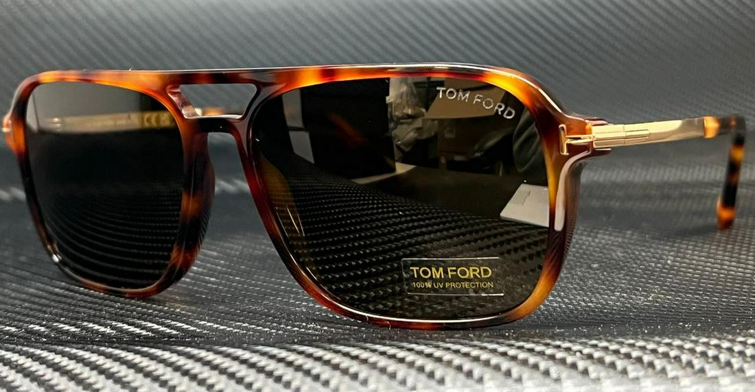 TOM FORD Crosby FT0910 53J Brown Havana Men's 59 mm Sunglasses: TOM FORD Crosby FT0910 53J Brown Havana Men's 59 mm Sunglasses Brand: Tom Ford Frame Color: Brown Type: Sunglasses New The Mynt Guarantee: All items in this auction are guaranteed to be 100% authentic