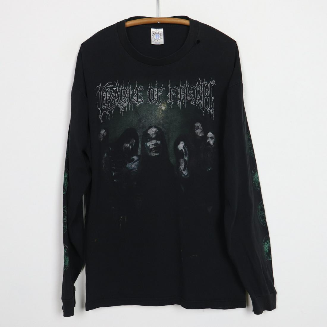 2000 Cradle Of Filth Heaven's Mutant Children Long Sleeve Shirt: 2000 Cradle Of Filth Heaven's Mutant Children Long Sleeve Shirt Original 2000 Cradle Of Filth Heaven's Mutant Children Long Sleeve Shirt. This is a true vintage shirt not a modern reproduction. Sizes 