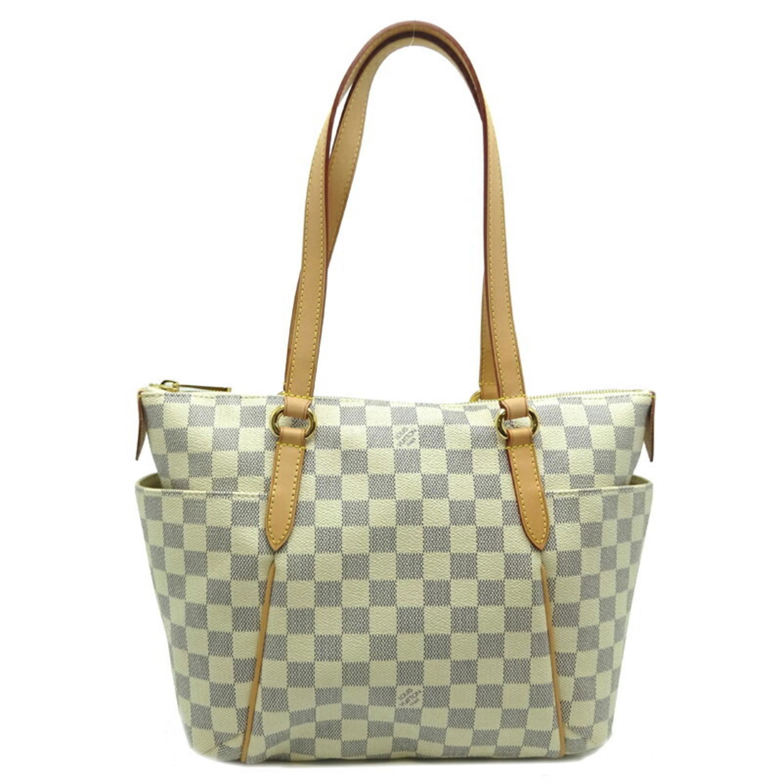Louis Vuitton Damier Azur N51261 Women's Tote Bag Damier Azur White: Louis Vuitton Damier Azur N51261 Women's Tote Bag Damier Azur White Brand: Louis Vuitton Line: Damier Azur Model: N51261 Type: Tote bag Material: Damier Azur Damier Azur: Color: Damier Azur White Clos