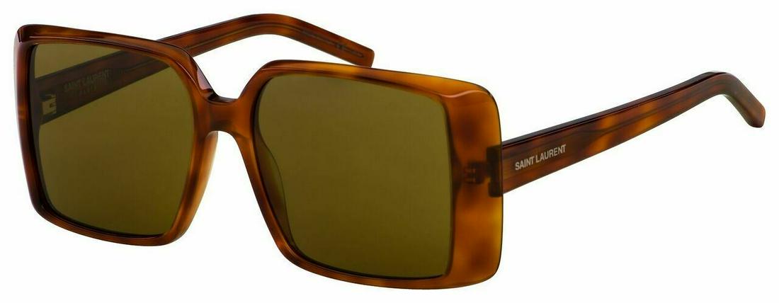 SAINT LAURENT SL 451 005 Havana Rectangle Women's 56 mm Sunglasses: SAINT LAURENT SL 451 005 Havana Rectangle Women's 56 mm Sunglasses Brand: Yves Saint Laurent Frame Color: Beige Style: Rectangle Type: Sunglasses New The Mynt Guarantee: All items in this auction are 