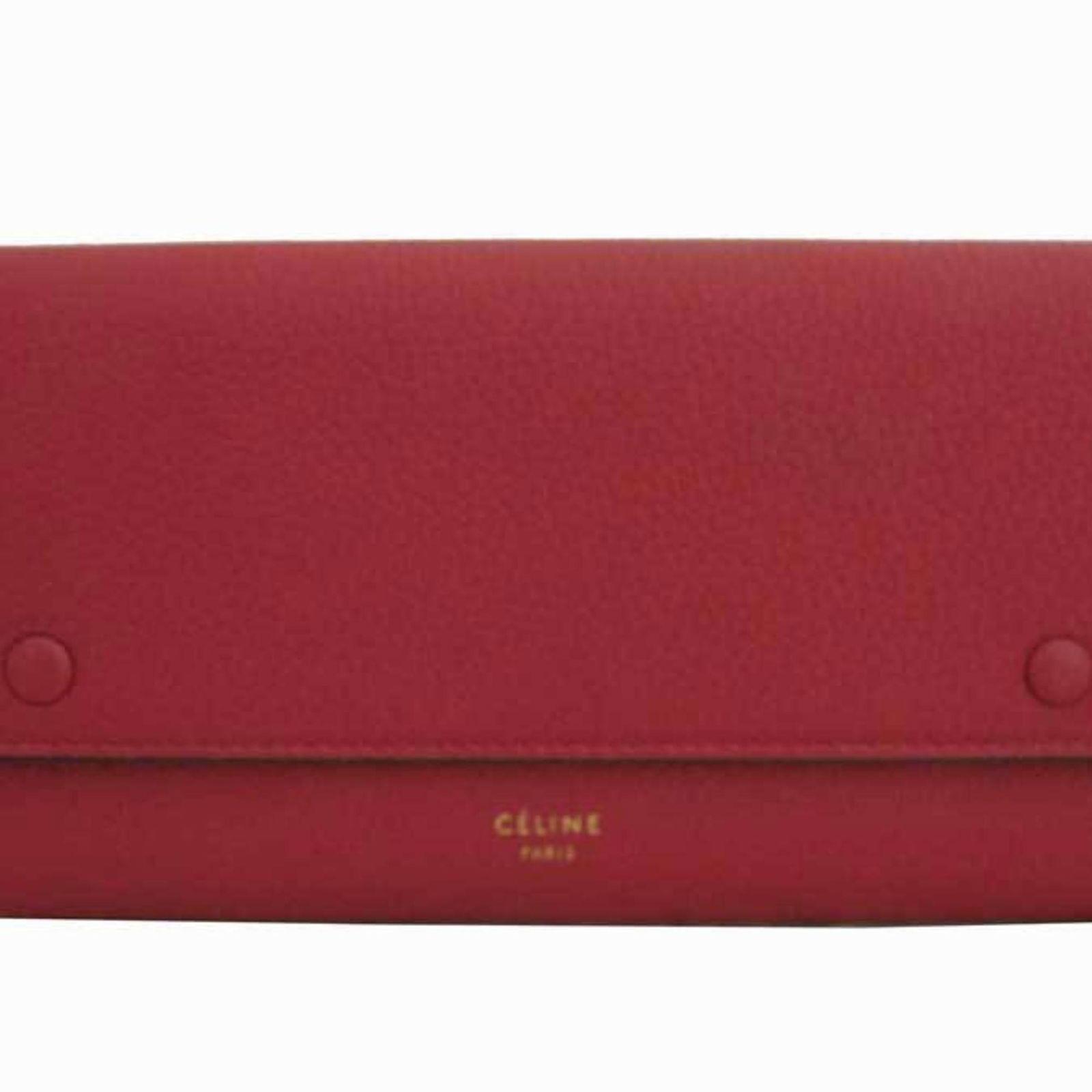 Celine long wallet red leather ladies: Celine long wallet red leather ladies Brand: Celine Country of Origin: Italy Type: Wallet (bi-fold) Gender: Women Material: Leather Leather: Color: Red color Size (HxWxD): 10cm x 20cm x 2cm / 3.93 x 7
