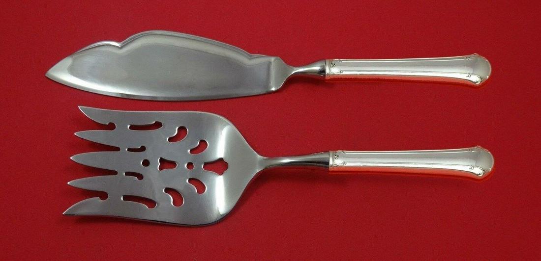 Chippendale by Towle Sterling Silver Fish Serving Set 2 Piece Custom Made HHWS: Chippendale by Towle Sterling Silver Fish Serving Set 2 Piece Custom Made HHWS Chippendale by towle add decadent design to your sterling silver tableware collection with our custom made sterling silve