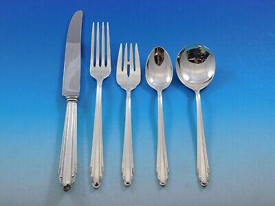 Contempora by D&H Sterling Silver Flatware Set For 8 Service 40 Pcs Art Deco: Contempora by D&H Sterling Silver Flatware Set For 8 Service 40 Pcs Art Deco Noted finnish-born architect eliel saarinen designed contempora in 1927 for "the architect and the industrial arts," the me