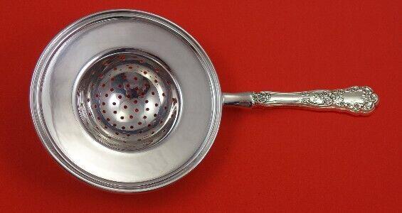 Cambridge by Gorham Sterling Silver Tea Streainer Over the cup Custom Made: Cambridge by Gorham Sterling Silver Tea Streainer Over the cup Custom Made Cambridge by gorhamsterling silver hollow handle with silverplated implement over the cup tea strainer custom made, in the pa