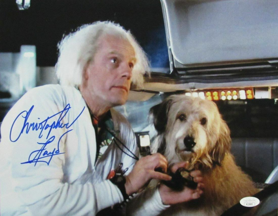 Christopher Lloyd Autographed 11x14 Photo "Back To The Future" DOC BROWN JSA: Christopher Lloyd Autographed 11x14 Photo "Back To The Future" DOC BROWN JSA Industry: Movies Original/Reproduction: Original Autograph Authentication: JSA Pre-Owned PLEASE NOTE: Framed Large or heavy