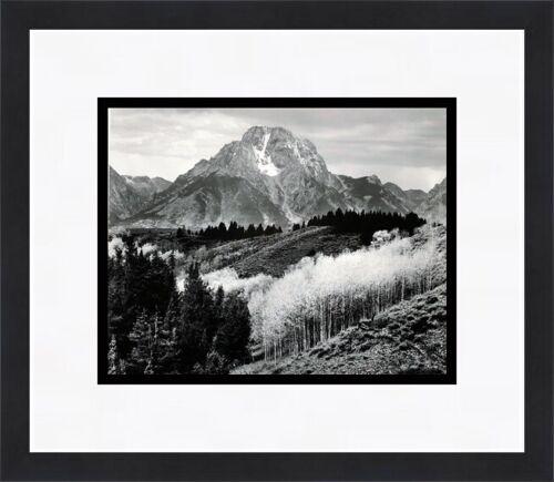 Ansel Adams - Mount Moran Custom Gallery Framed: Ansel Adams - Mount Moran Custom Gallery Framed Features: Framed Matted Region Of Origin: United States Item Width: 16 in Title: Mount Moran Production Technique: Lithography Item Length: 16 in Item H