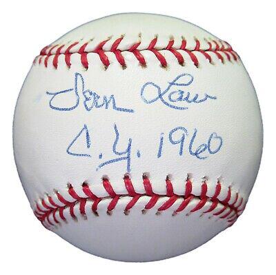 Vern Law Signed Autographed Baseball OML Ball "CY 1960" Pirates Tristar 6003807: Vern Law Signed Autographed Baseball OML Ball "CY 1960" Pirates Tristar 6003807 Country/Region of Manufacture: United States Product: Ball Player: Vern Law Product Type: Autographed Baseball Autograph