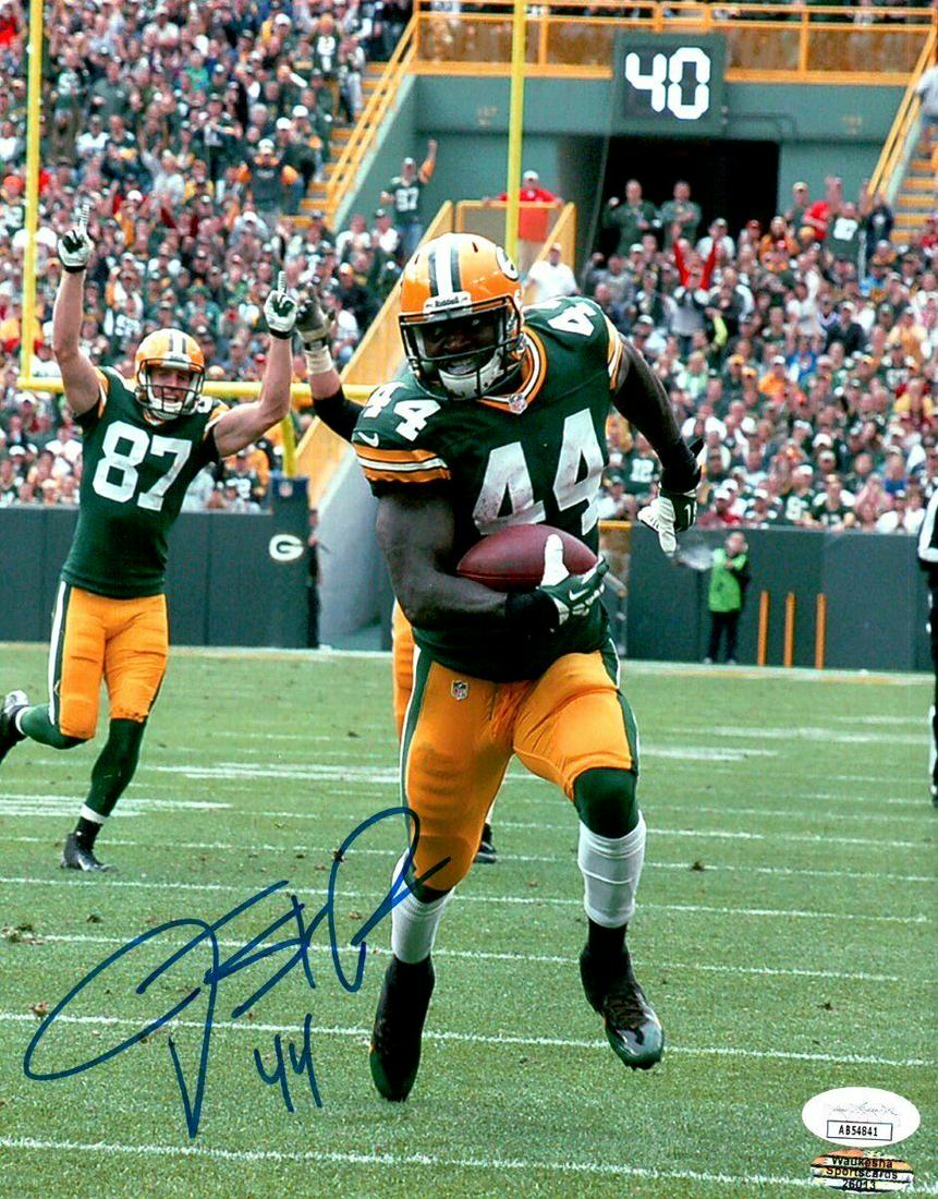 James Starks Signed Autographed 8X10 Photo Packers Touchdown Run JSA: James Starks Signed Autographed 8X10 Photo Packers Touchdown Run JSA Sport: Football-NFL Product: Photo Original/Reprint: Original Player: James Starks Team: Green Bay Packers Autograph Authentication