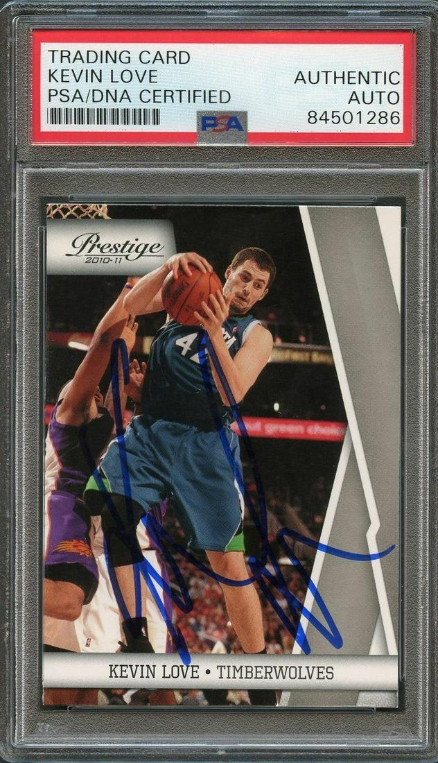 2010-11 Panini Prestige #67 Kevin Love Signed Card AUTO PSA Slabbed Timberwolves: 2010-11 Panini Prestige #67 Kevin Love Signed Card AUTO PSA Slabbed Timberwolves Graded: No Pre-Owned PLEASE NOTE: Framed Large or heavy Items do not have shipping costs included. The exact shipping c