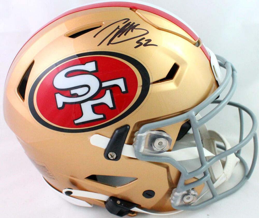 Patrick Willis Signed 49ers Speed Flex F/S Helmet- Beckett W *Black: Patrick Willis Signed 49ers Speed Flex F/S Helmet- Beckett W *Black Sport: Football Product: Helmet Original/Reprint: Original Player: Patrick Willis Team: San Francisco 49ers Autograph Authentication