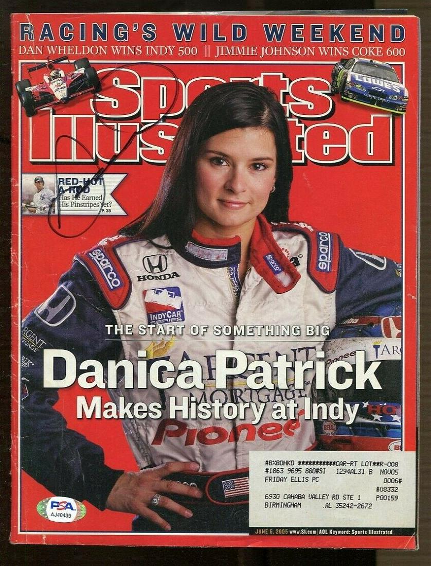 Danica Patrick Signed 2005 Sports Illustrated 6/6 Autographed Nascar PSA/DNA *39: Danica Patrick Signed 2005 Sports Illustrated 6/6 Autographed Nascar PSA/DNA *39 Sport: NASCAR Product: Magazine Original/Reprint: Original Player: Danica Patrick Autograph Authentication: Professiona