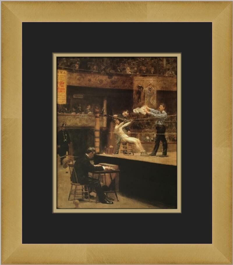 Thomas Eakins Between Rounds Custom Framed Print: Thomas Eakins Between Rounds Custom Framed Print Unit Of Sale: Single-Piece Work Artist: Thomas Eakins Size: Medium Custom Bundle: No Item Length: 13 in Region Of Origin: united states Framing: Matted
