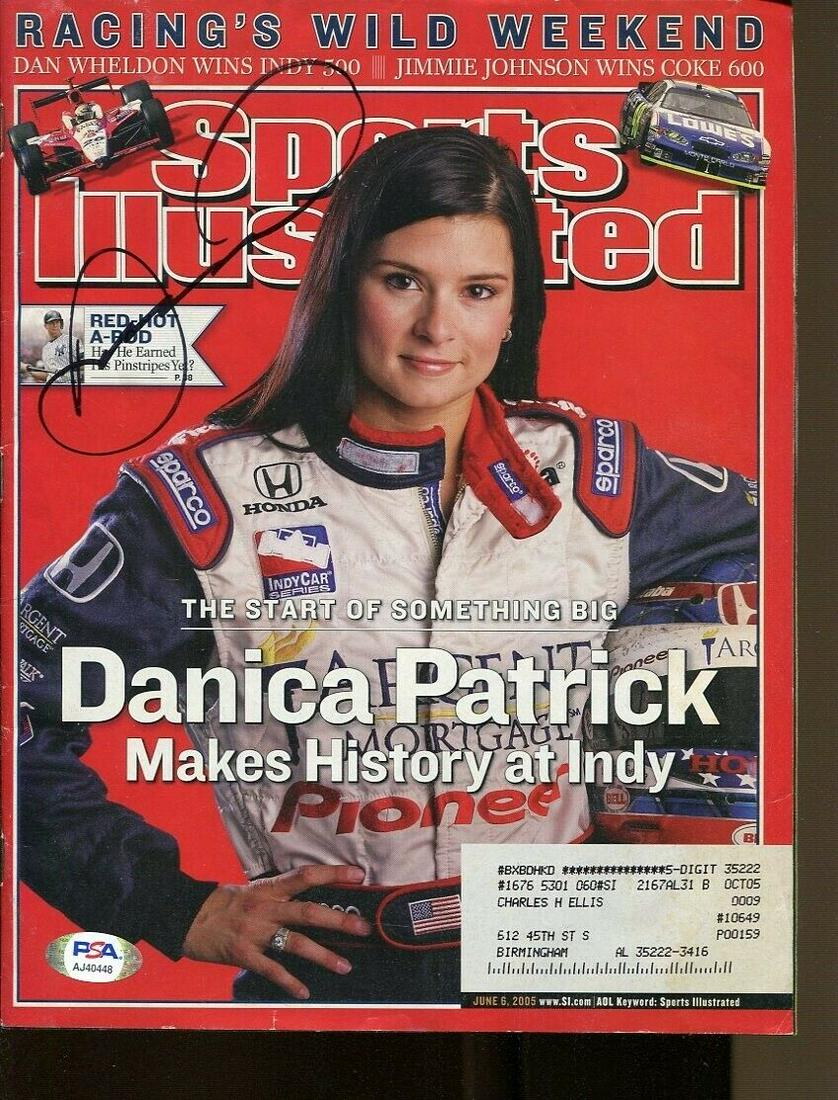 Danica Patrick Signed 2005 Sports Illustrated 6/6 Autographed Nascar PSA/DNA: Danica Patrick Signed 2005 Sports Illustrated 6/6 Autographed Nascar PSA/DNA Sport: NASCAR Product: Magazine Original/Reprint: Original Player: Danica Patrick Autograph Authentication: Professional Sp