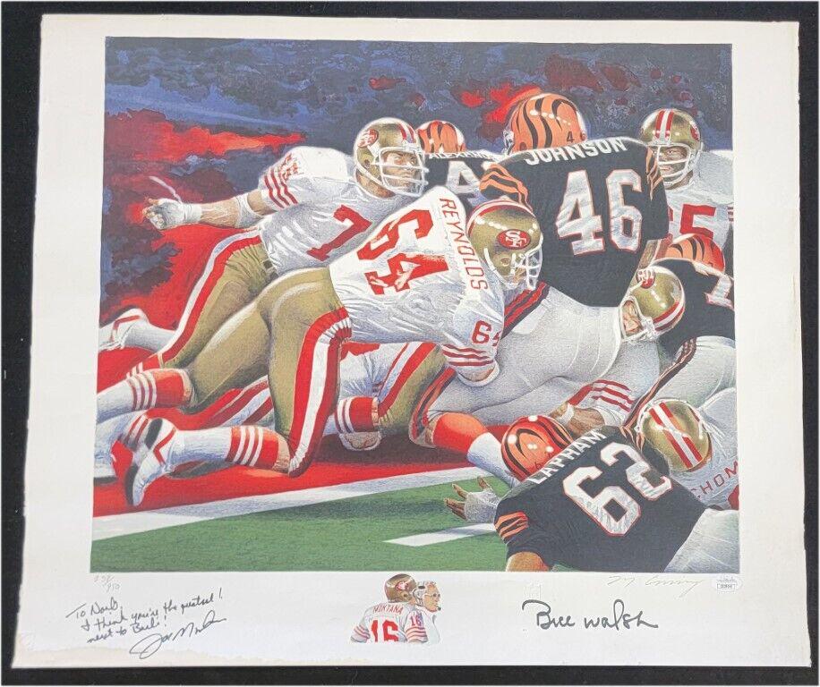 Bill Walsh Joe Montana Signed Autographed 20X24 Litho Poster 49ers To Noel: Bill Walsh Joe Montana Signed Autographed 20X24 Litho Poster 49ers To Noel Sport: Football-NFL Product: Lithograph Poster & Print Original/Reprint: Original Player: Joe Montana Team: San Francisco 49e