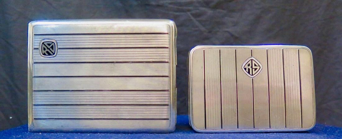 Vintage Art Deco Period Sterling Silver Smoking Set: Vintage Art Deco Period Sterling Silver Smoking Set Style: Art Deco Age: 1900-1940 Pattern: stripe Type: case & box Pre-Owned PLEASE NOTE: Framed Large or heavy Items do not have shipping costs includ