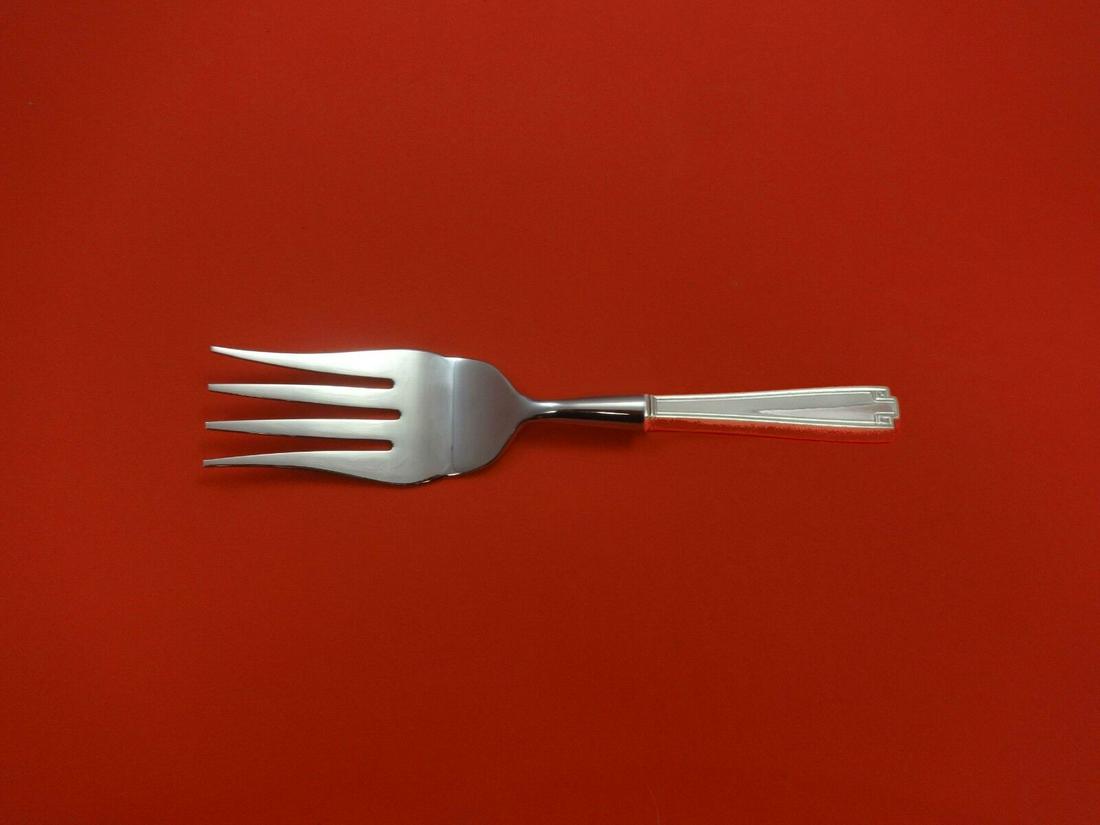 Etruscan by Gorham Sterling Silver Buffet Fork Custom Made HH WS 8 1/2" Serving: Etruscan by Gorham Sterling Silver Buffet Fork Custom Made HH WS 8 1/2" Serving Etruscan by gorhamsterling silver hollow handle with stainless implement buffet fork, 8 1/2" custom made in the pattern