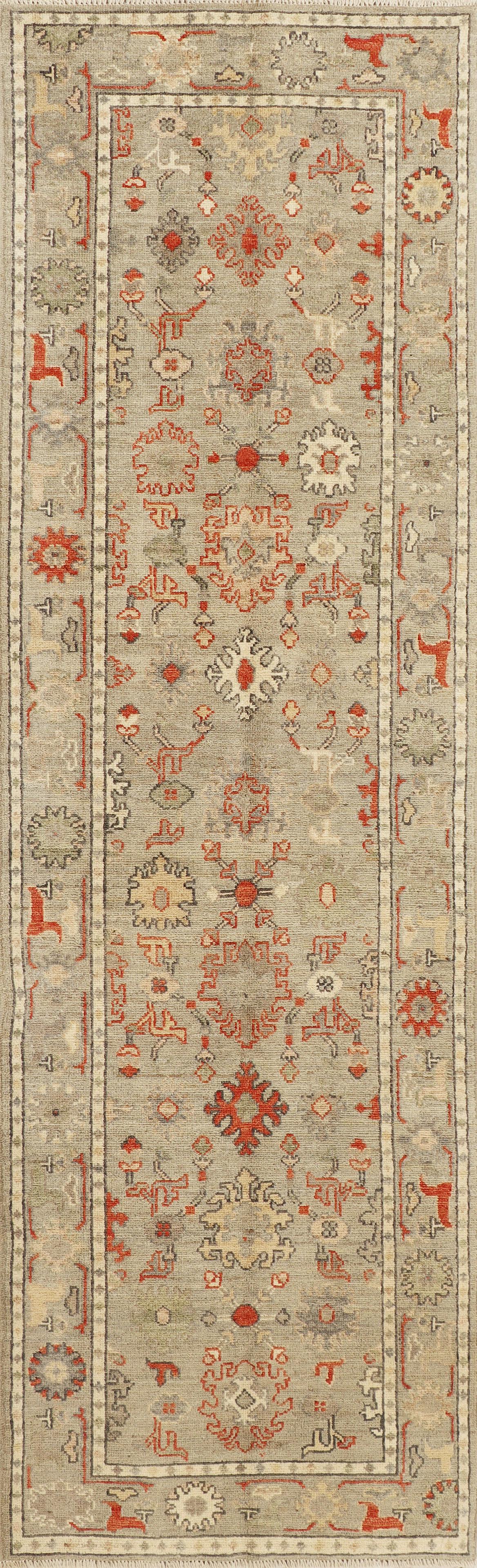3' x 10' Oushak Rug Fine Wool Quality Hallway Runner LIGHT NATURAL: 3' x 10' Oushak Rug Fine Wool Quality Hallway Runner LIGHT NATURAL Size in Feet: Width:2.11 x Length:9.10 Size in Inches: Width:35 in x Length:118 in Colors: Light Natural Weave: Hand-knotted Material