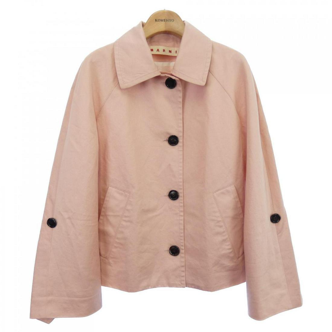 Marni MARNI Jacket: Marni MARNI Jacket Style: JACKET Color: Pink "Gender: Ladies" Size: 42 Size Type: Regular Actualsize: Backbody Length:62cm Body width:56cm Shoulder and arm length:82cm Type: JACKET B: Reasonable Wear