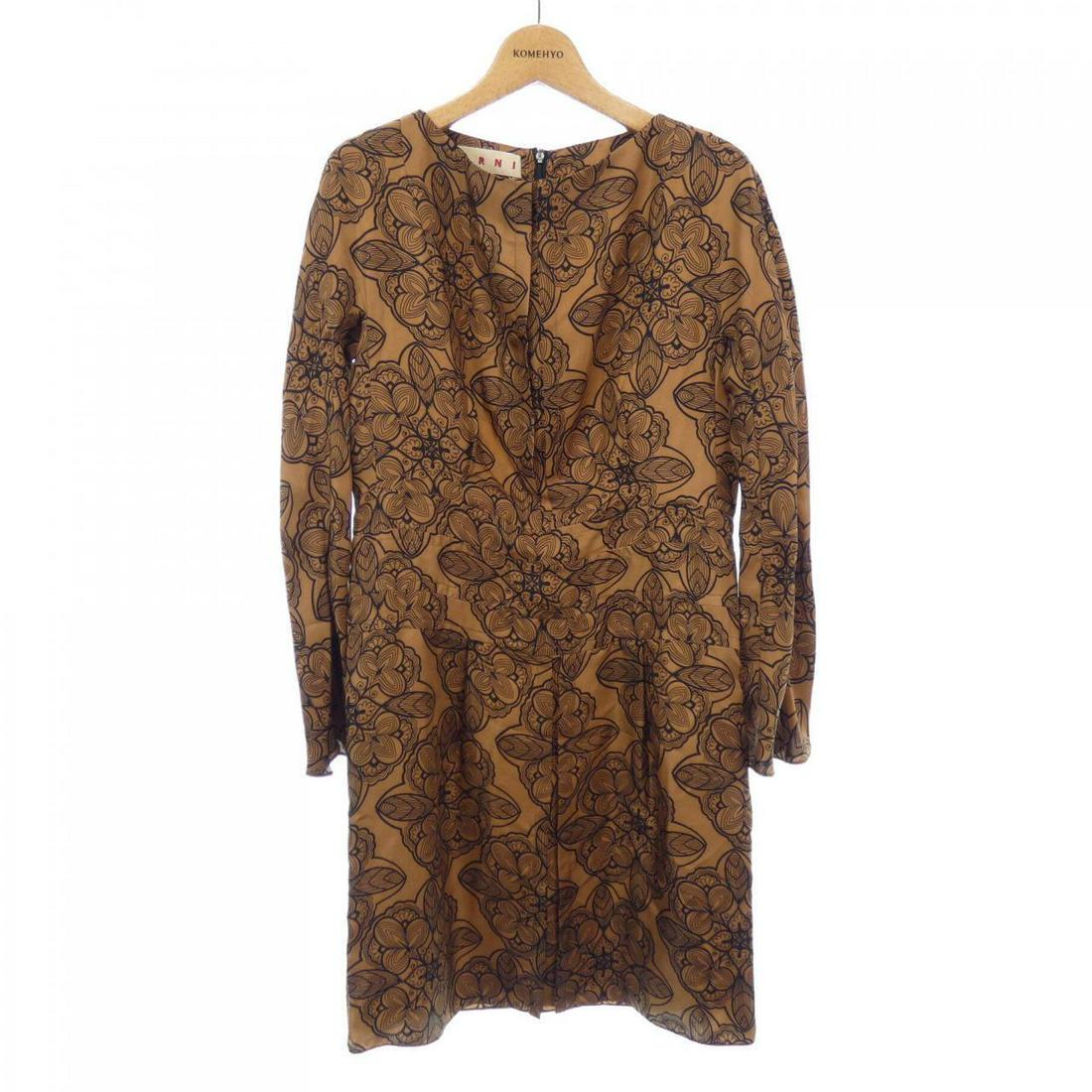 Marni MARNI Dress: Marni MARNI Dress Style: ONE-PIECE DRESS Color: Brown "Gender: Ladies" Size: 38 Size Type: Regular Type: ONE-PIECE DRESS B: Reasonable Wear and Tear The Mynt Guarantee: All items in this auction are g