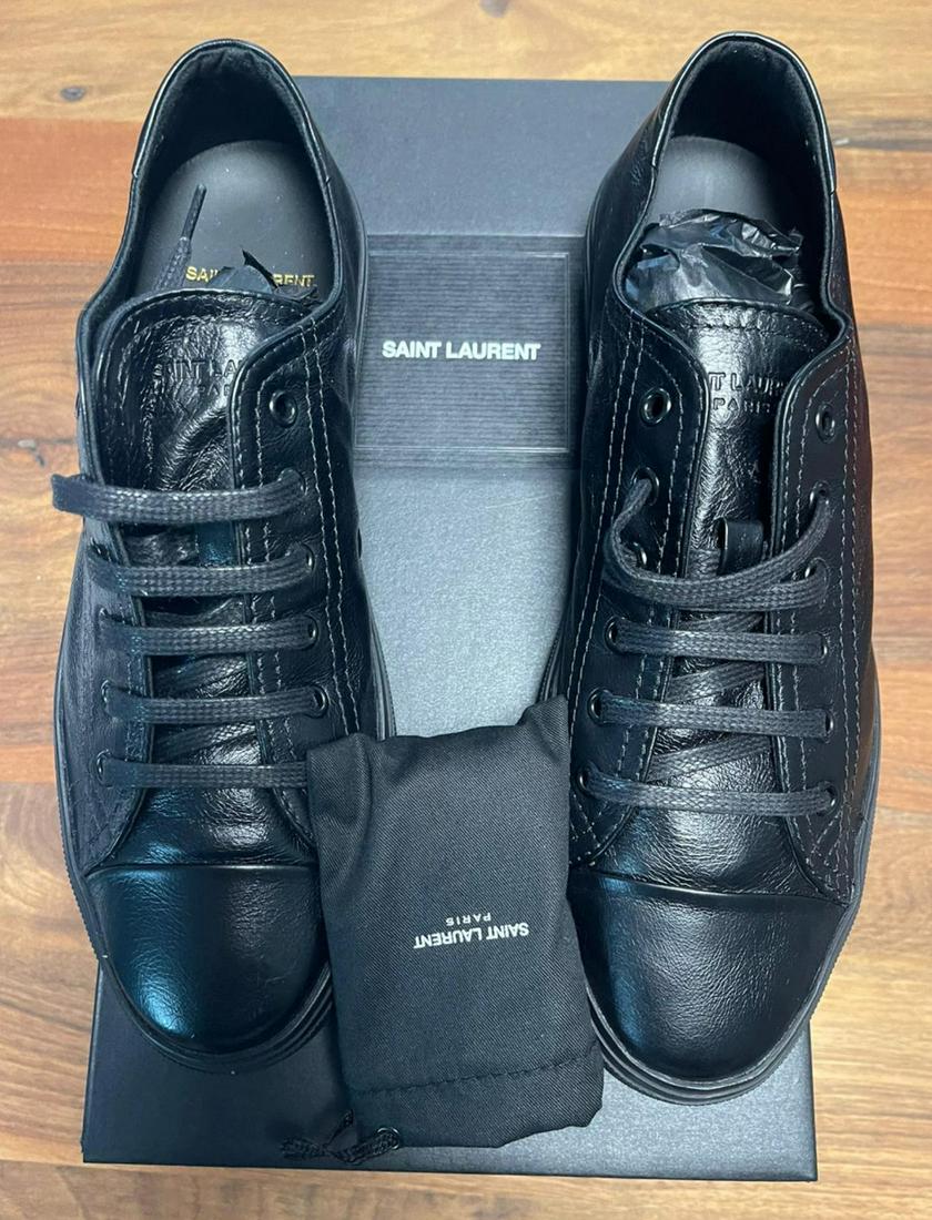 Saint Laurent Ysl Retro Black Low-Top Catwalk Sneakers Shoes Trainers 41: Saint Laurent Ysl Retro Black Low-Top Catwalk Sneakers Shoes Trainers 41 Akzente: Logo Style: Sneaker Blasting: picture Vintage: No Pattern: No Pattern Insole Material: Leather Uk Shoe Size: UK 7 Indi