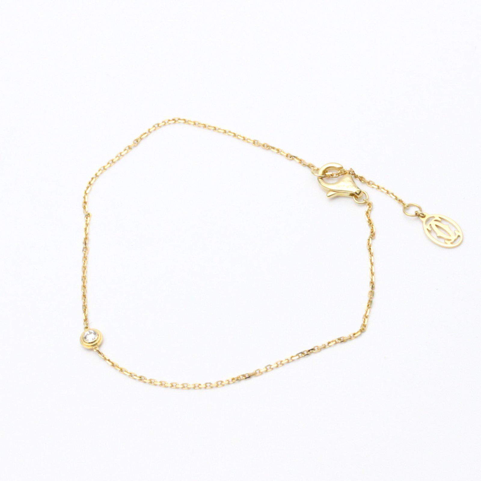 Cartier Diamants Legers De Cartier XS B6045617 Yellow Gold (18K) Diamond Charm Bracelet Carat/0.04: Cartier Diamants Legers De Cartier XS B6045617 Yellow Gold (18K) Diamond Charm Bracelet Carat/0.04 Brand: Cartier Line: Diamants Legers de Cartier Model: XS B6045617 Type: Charm bracelet Style: Fashio