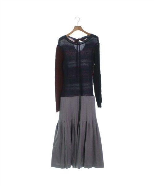 MARNI Dress GrayxNavyxReddish etc. 36(Approx. XS): MARNI Dress GrayxNavyxReddish etc. 36(Approx. XS) Size: 36(Approx. XS) Size Type: Regular Color: GrayxNavyxReddish etc. Vintage: No Season: Fall Winter Handmade: No "Size (Women's): 36(Approx. XS)" Ty
