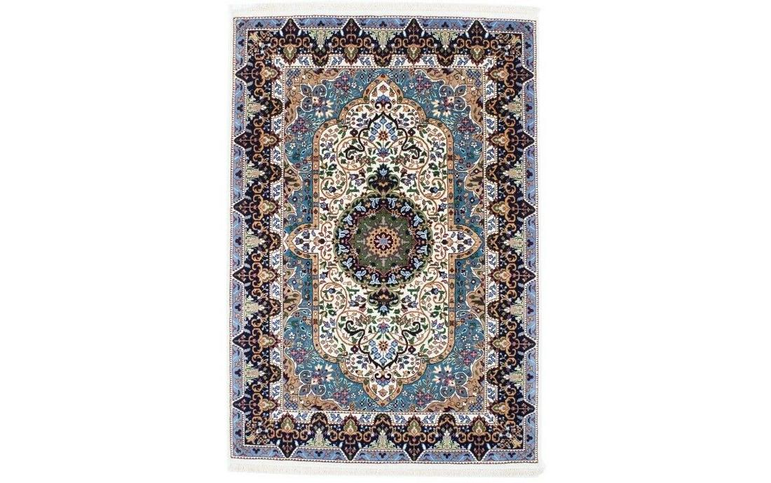 Cream Plush Hand-Knotted New Kirman 4X6 Oriental Home Decor Area Rug Wool Carpet: Cream Plush Hand-Knotted New Kirman 4X6 Oriental Home Decor Area Rug Wool Carpet Type: Area rug Size: 4"0 x 5"10 Ft Color: Cream Production Technique: Knotted Material: Wool Original/Reproduction: Ori